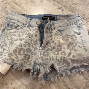 Aeropostale high waisted jean shorts